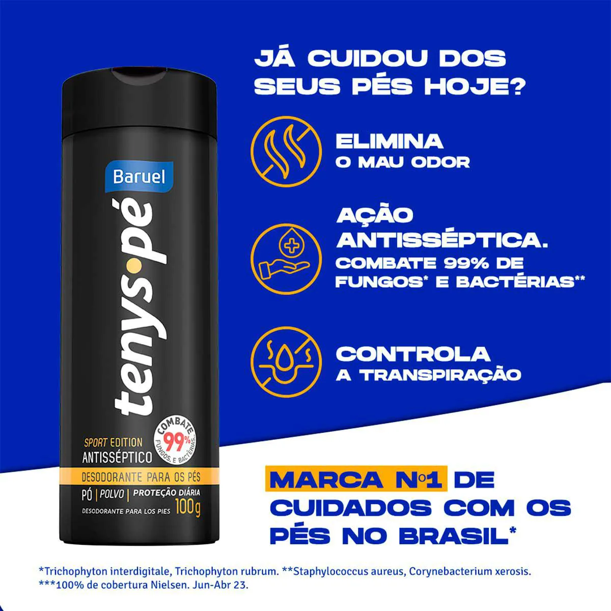 Talco para os Pés Tenys Pé Sport Edition