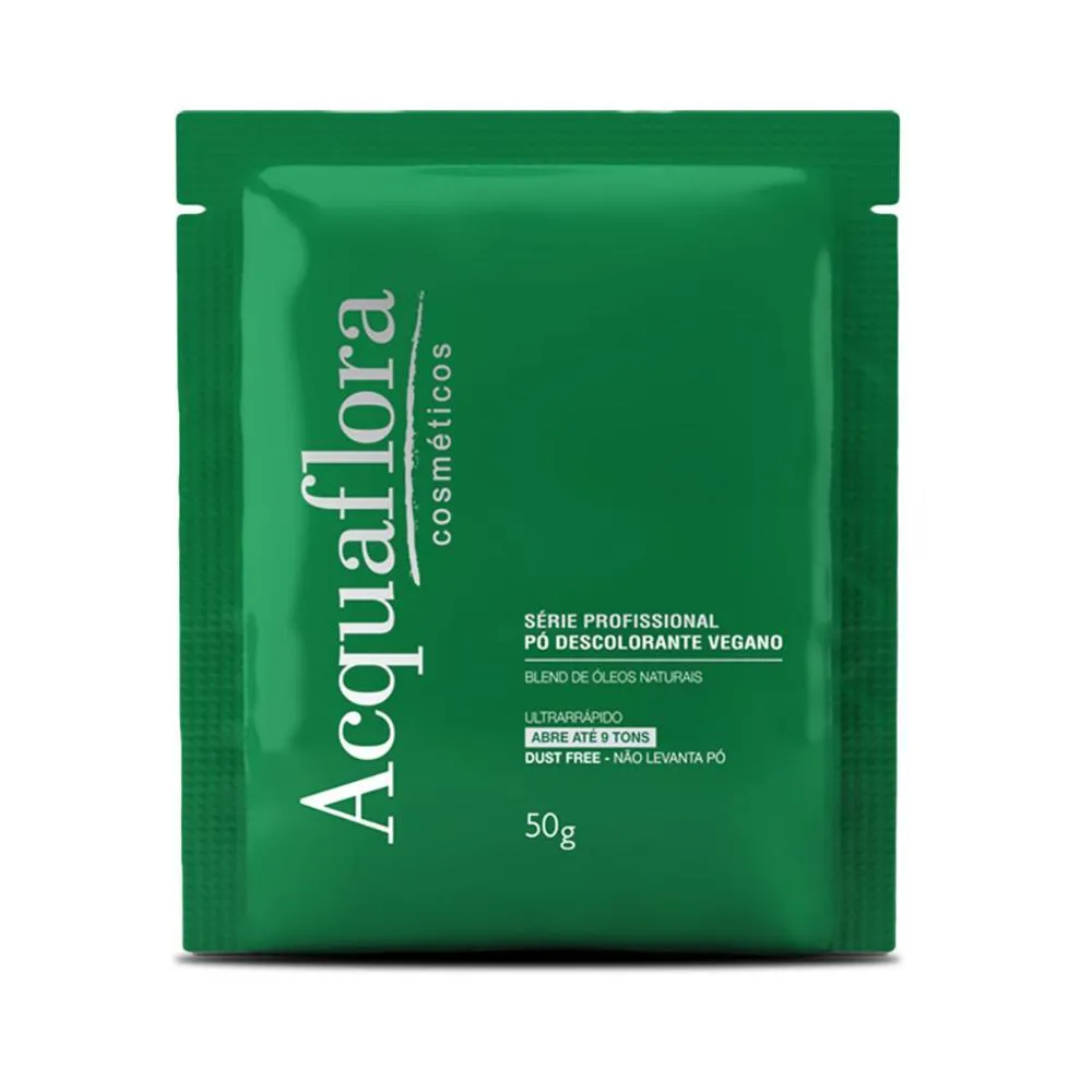 Pó Descolorante Vegano Acquaflora Ultrarrápido Dust Free 50g