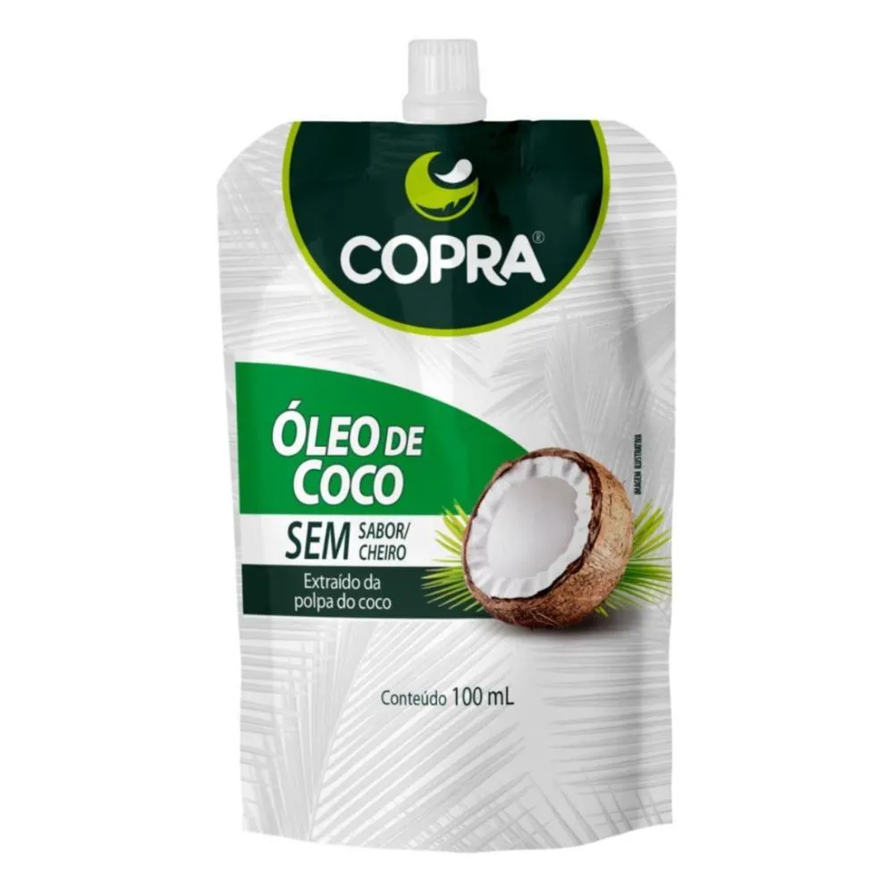 Óleo de Coco Copra sem Sabor Pouch 100ml