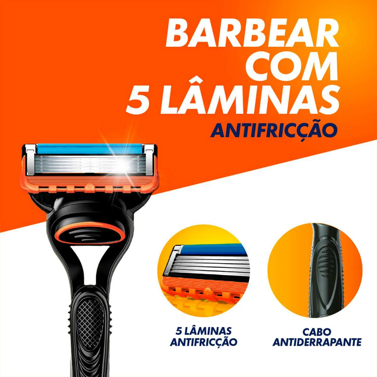 Carga para Aparelho de Barbear Gillette Fusion 5 com 2 unidades