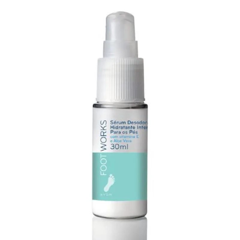 Avon Footworks Sérum Des Hdratante Intensivo para Os Pés 30ml