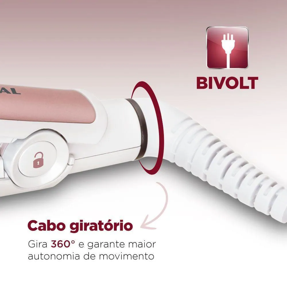 Prancha Alisadora White Rose Line P-50 P-50 Bivolt .