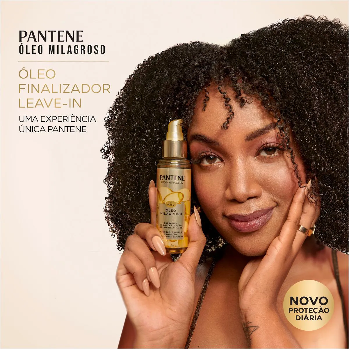 Óleo Milagroso Finalizador e Leave-in Pantene Miracles Queratina 95ml