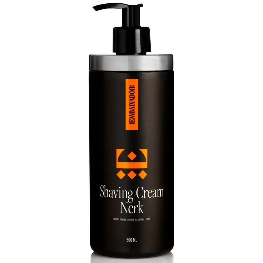 Kit 06 Shaving Cream Nerk Embaixador 500ml