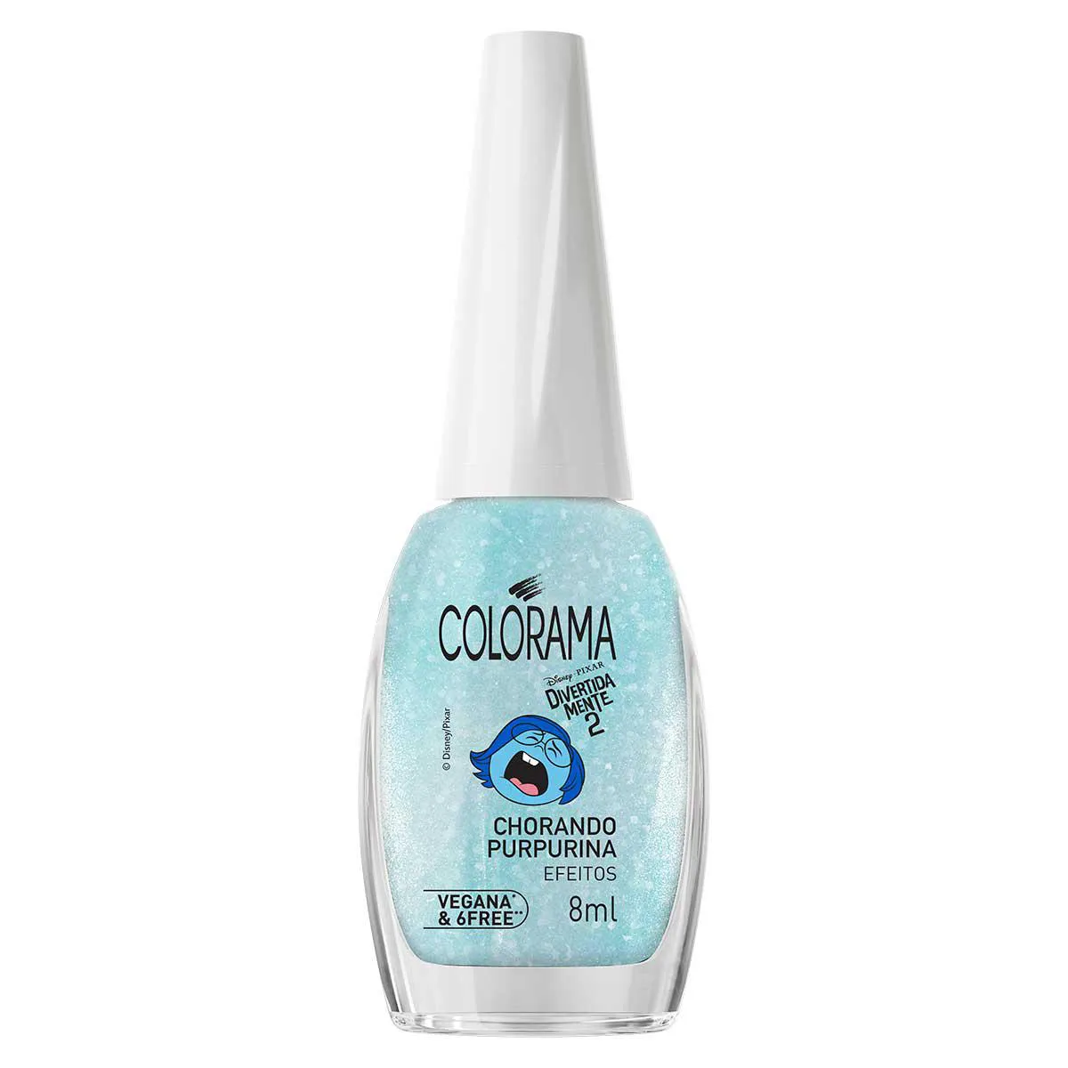 Esmalte Efeitos Colorama Divertidamente 2 8ml - Chorando Purpurina