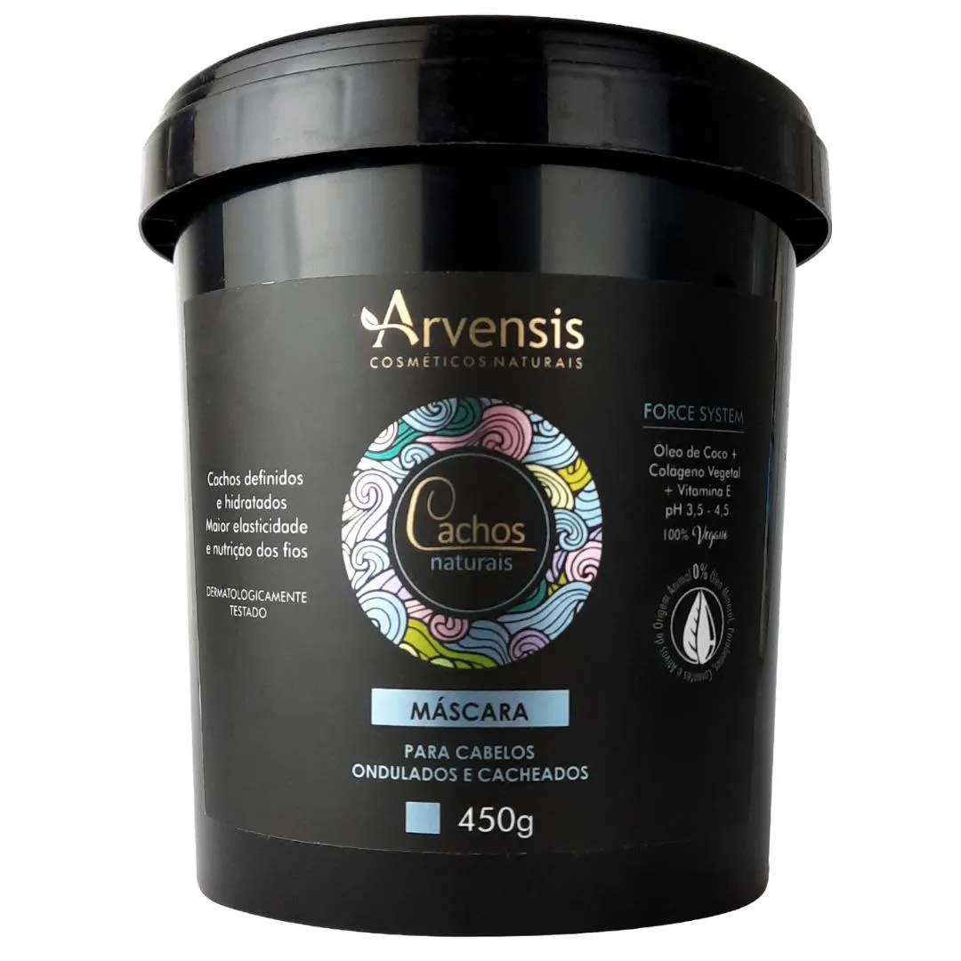 Máscara de Hidratação Ondulados e Cacheados Arvensis 450g