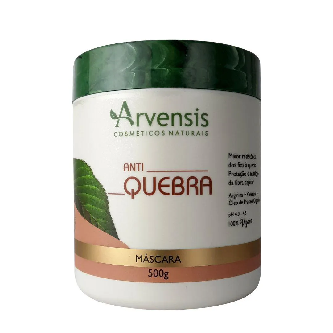 Mascara Capilar Antiqueda Antiquebra Arvensis Vegano 500g
