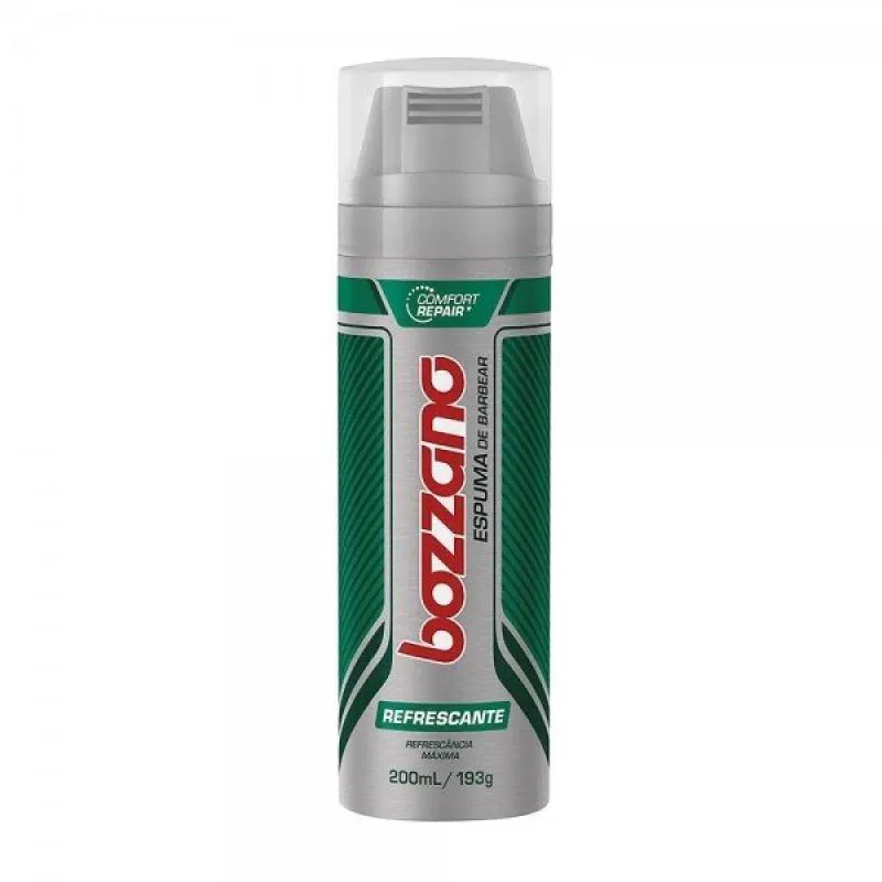 Espuma de Barbear Bozzano Refrescante 190g