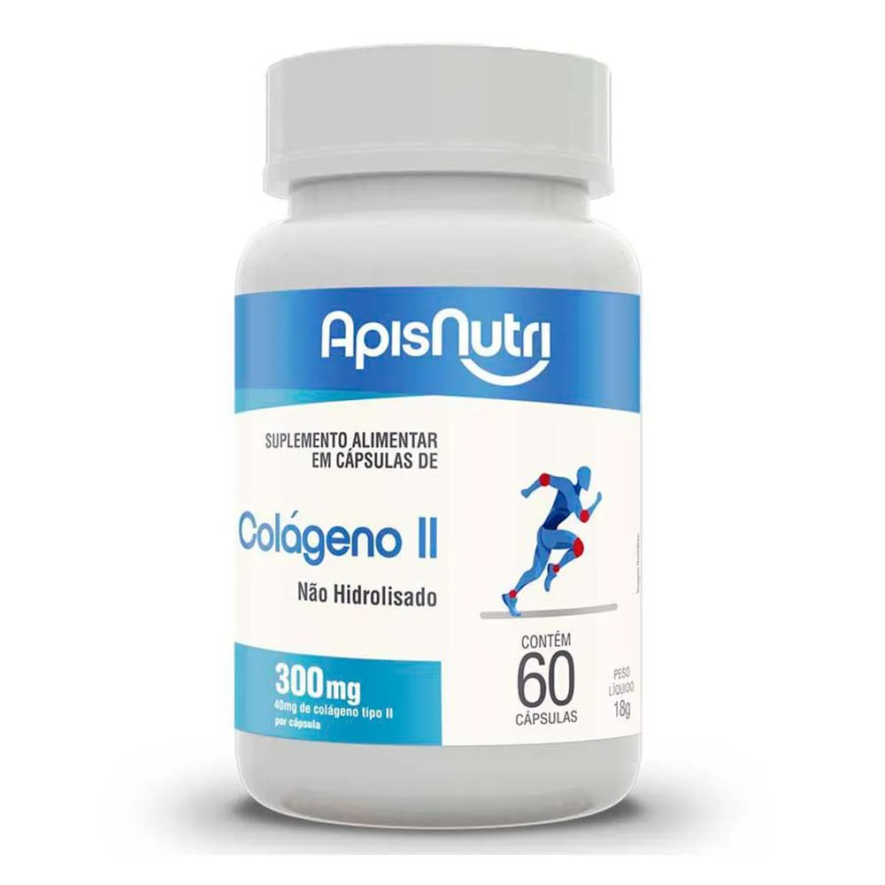 Colageno Ii Não Hidrolisado com 60caps - Apisnutri