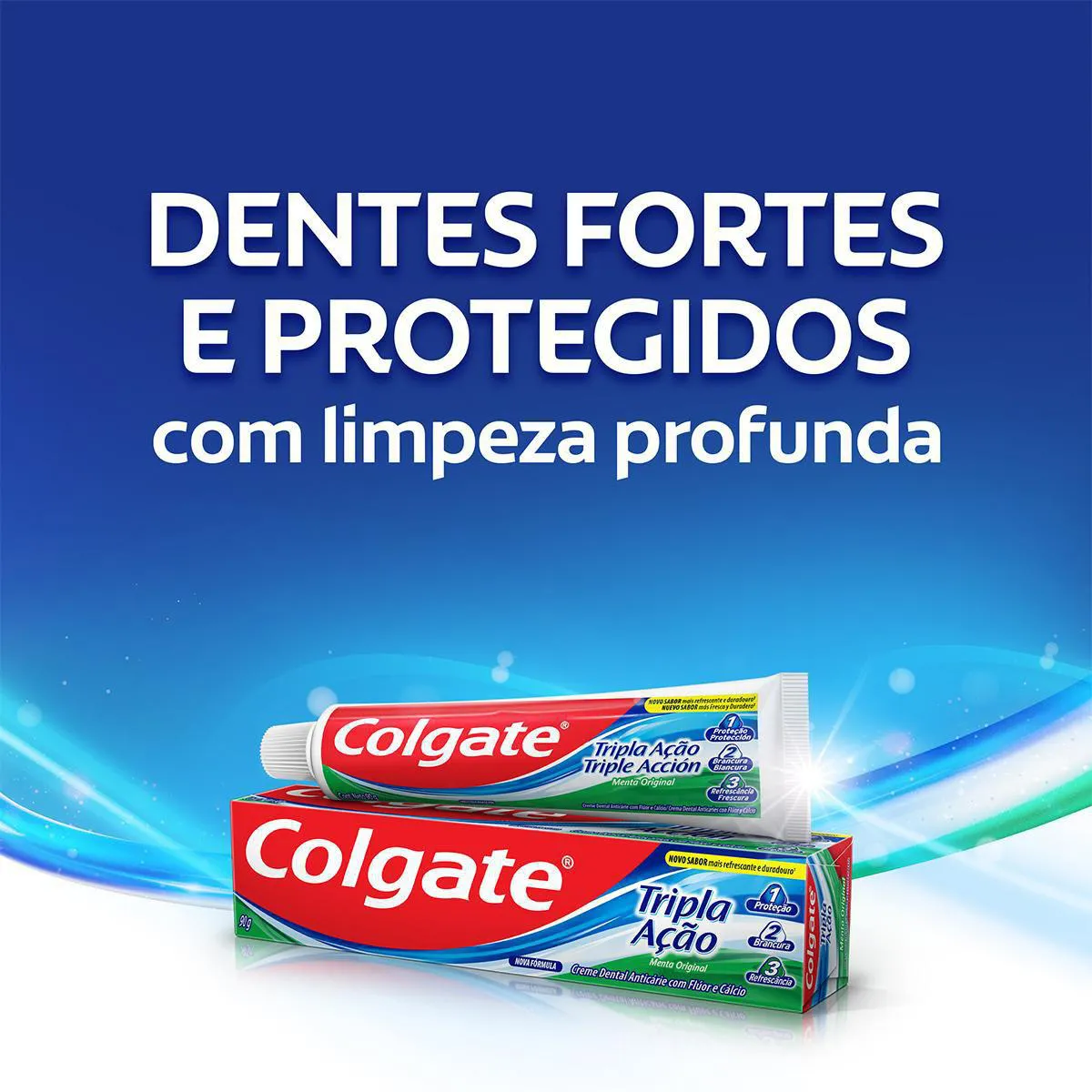 Creme Dental Colgate Tripla Ação Anticárie Menta Original 90g