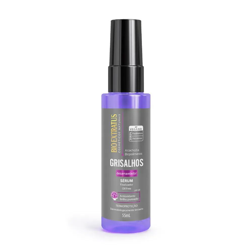 Serum Finalizador Cabelos Grisalhos 55Ml Bio Extratus