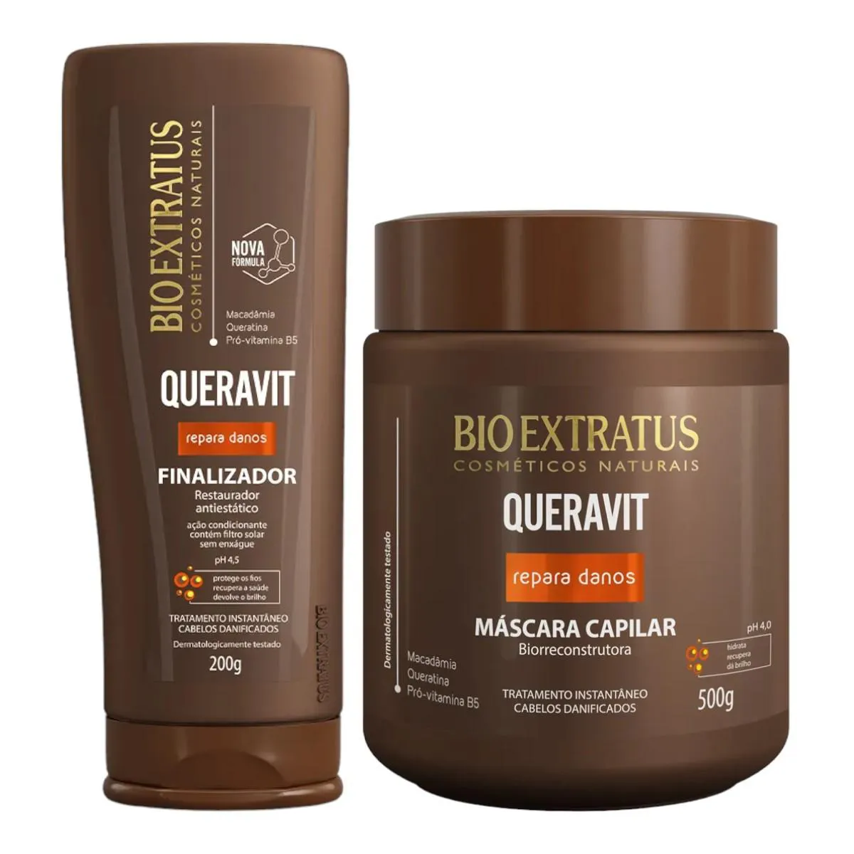 Kit Queravit Finalização Capilar 1 Máscara 500Ml 1 Finalizador 200Ml