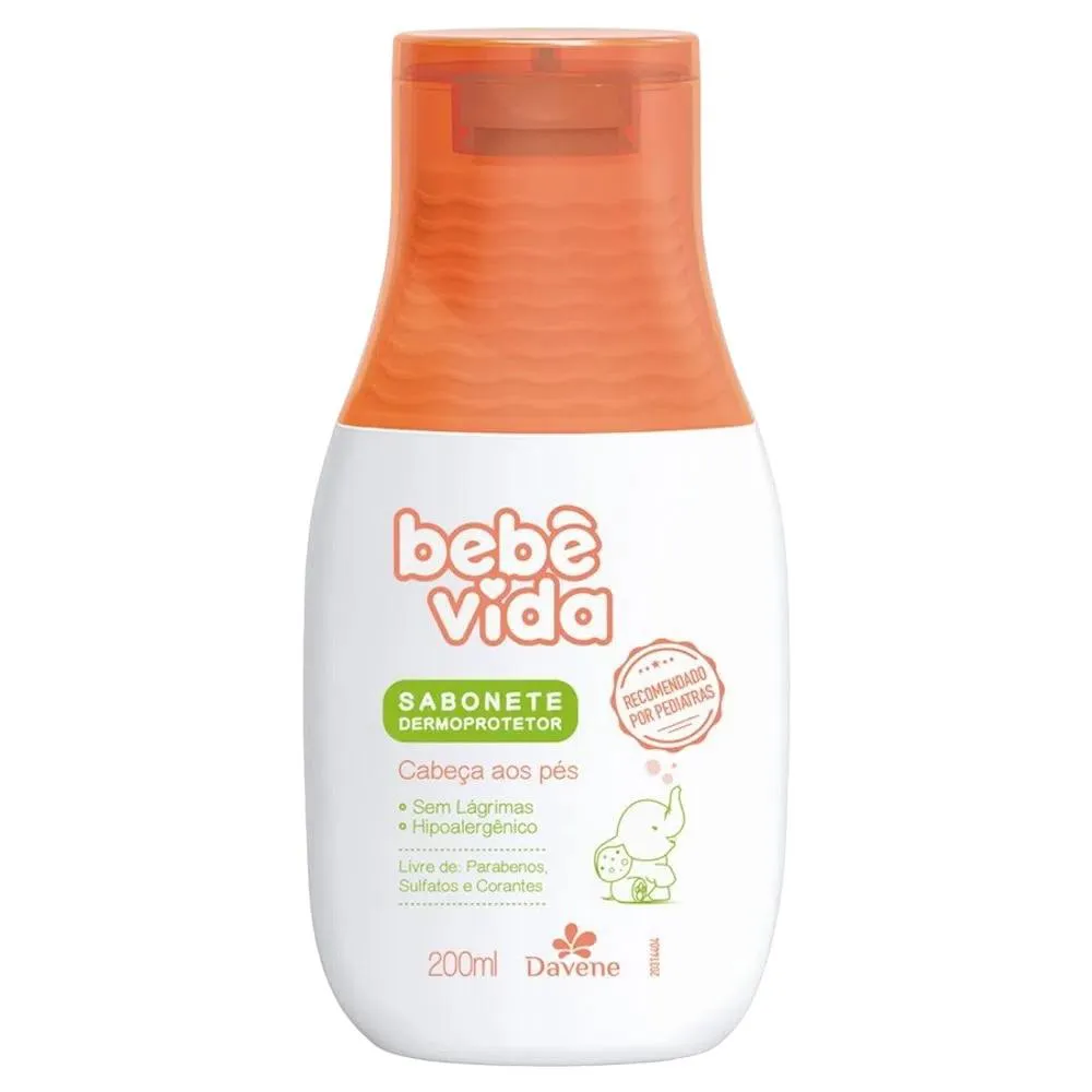 Bebe Vida Sabonete Liquido 200ml Davene