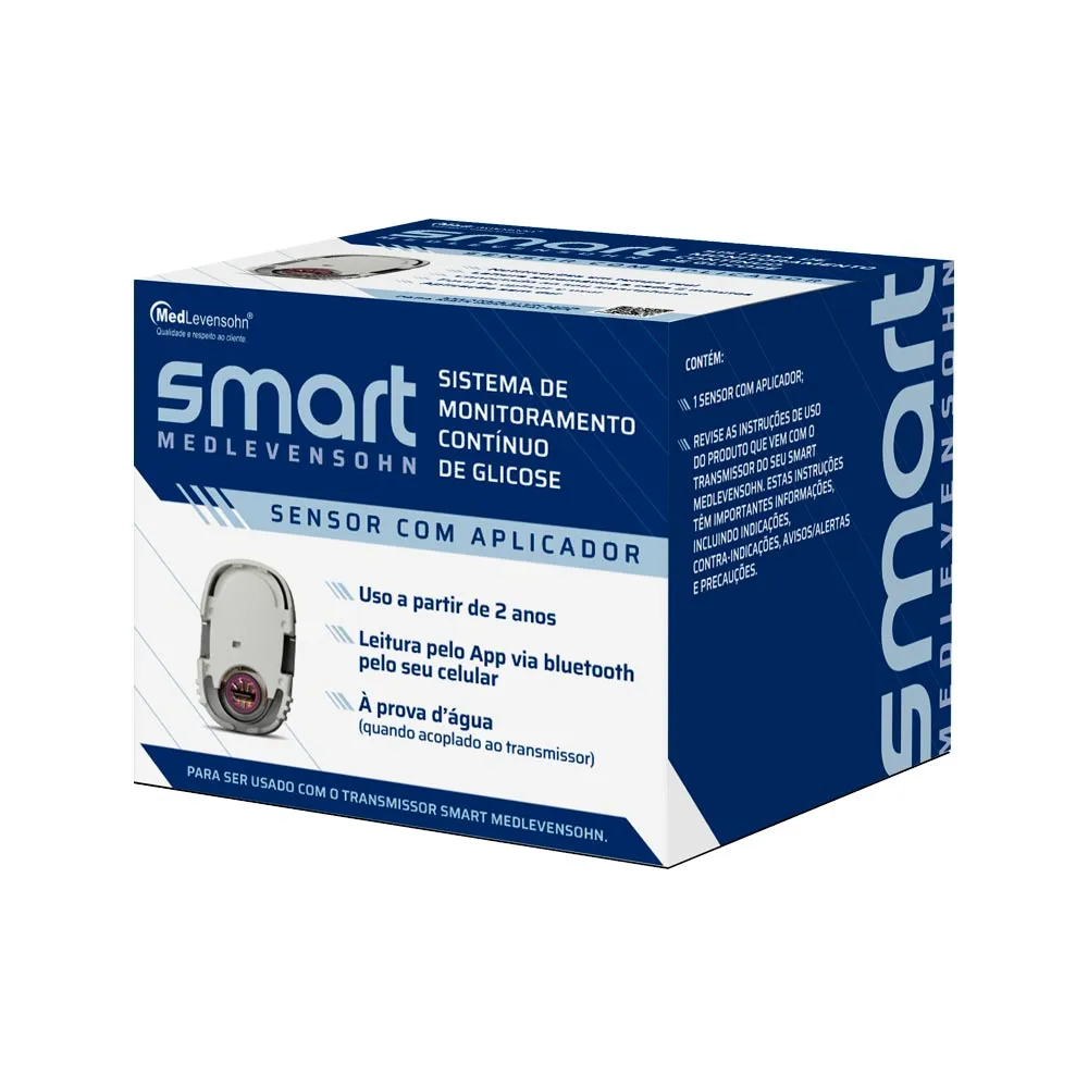 Sensor De Monitoramento De Glicose Smart Medlevensohn Com Aplicador