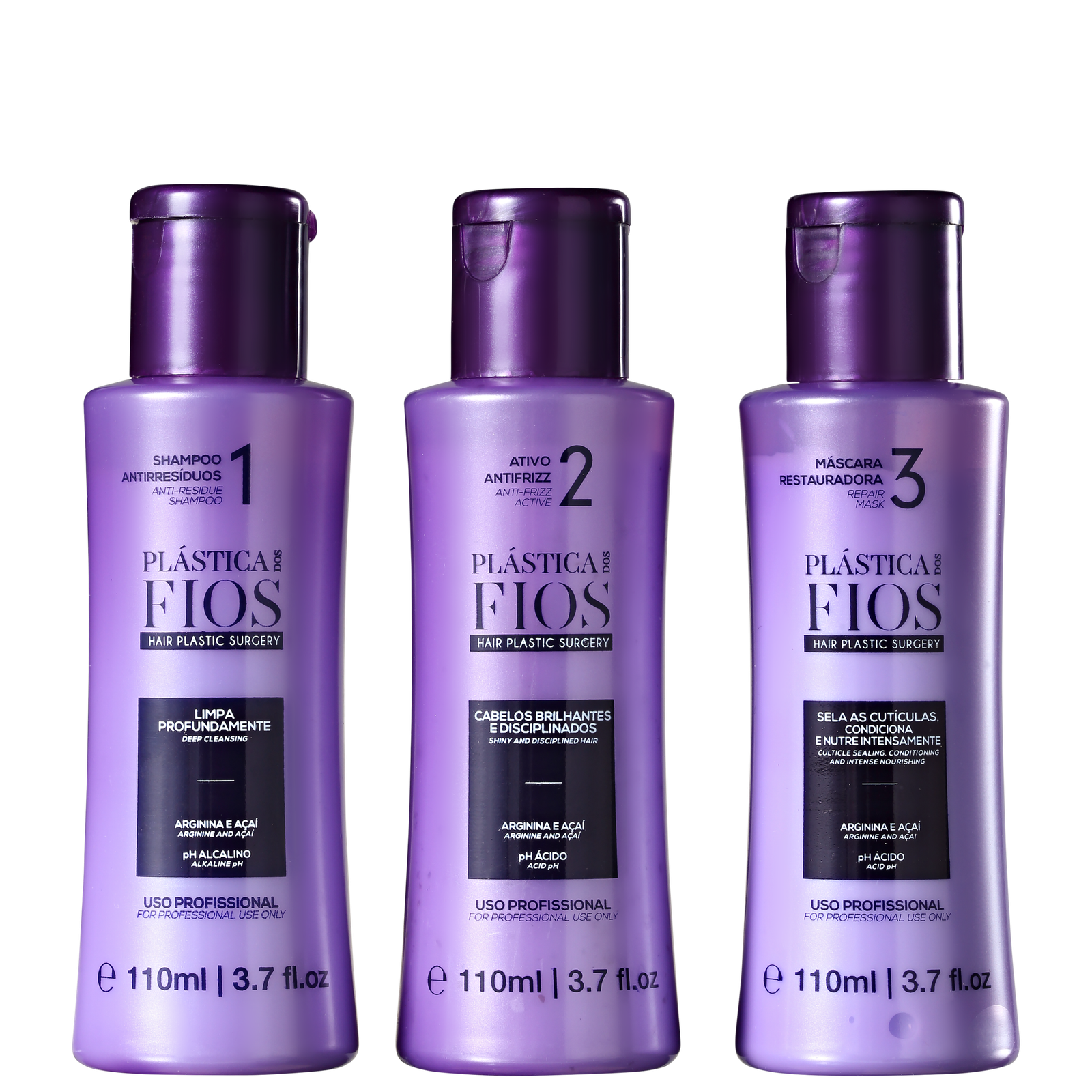 Kit Cadiveu Professional Plástica dos Fios Trio (3 Produtos)