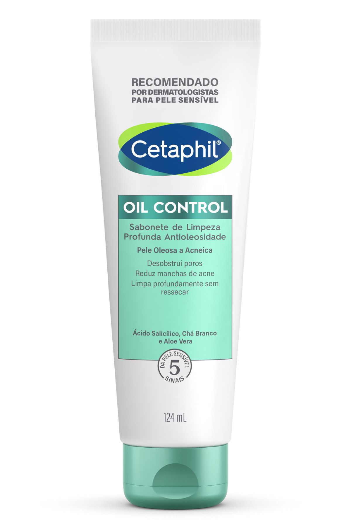 Sabonete Facial Cetaphil Oil Control Limpeza Profunda Anti Oleosidade 124ml