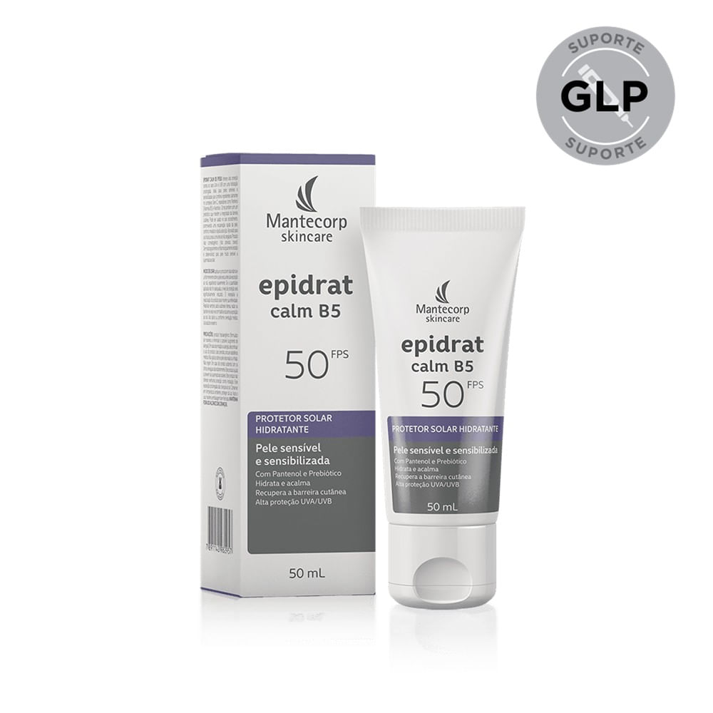 Protetor Solar Facial Epidrat Calm B5 FPS50 Hidratante 50ml