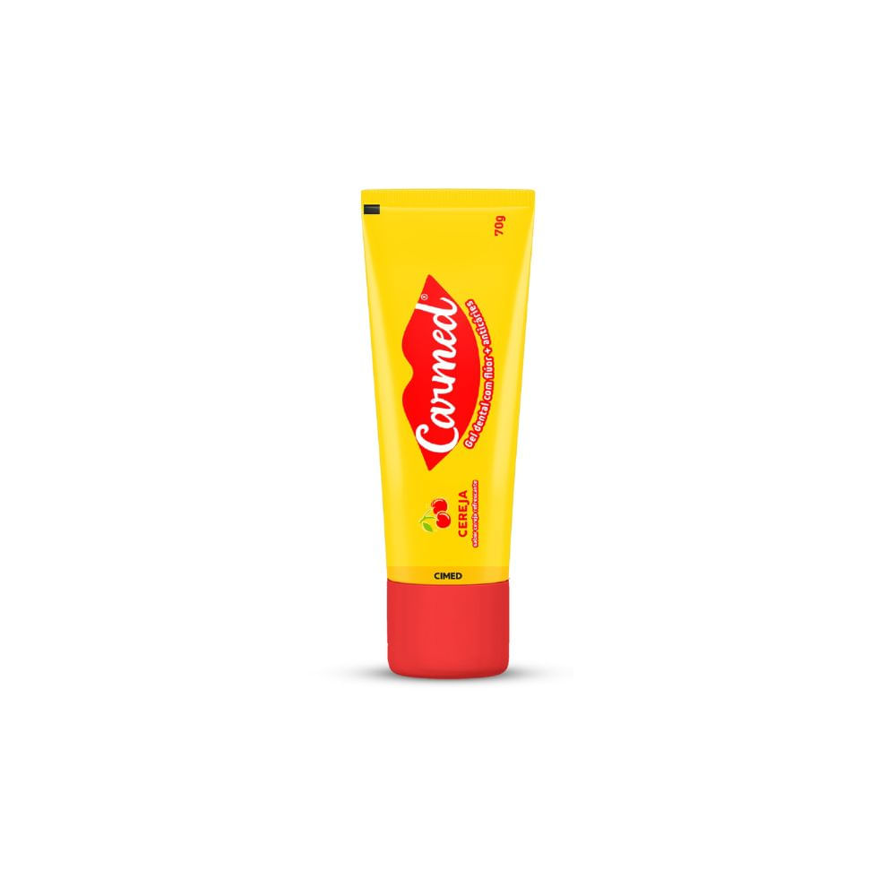 Gel Dental Carmed com Flúor Sabor Cereja 70g