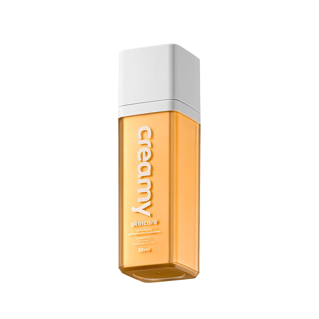 Sérum Facial Antioxidante Creamy Clareador Vitamina C Gold 30ml