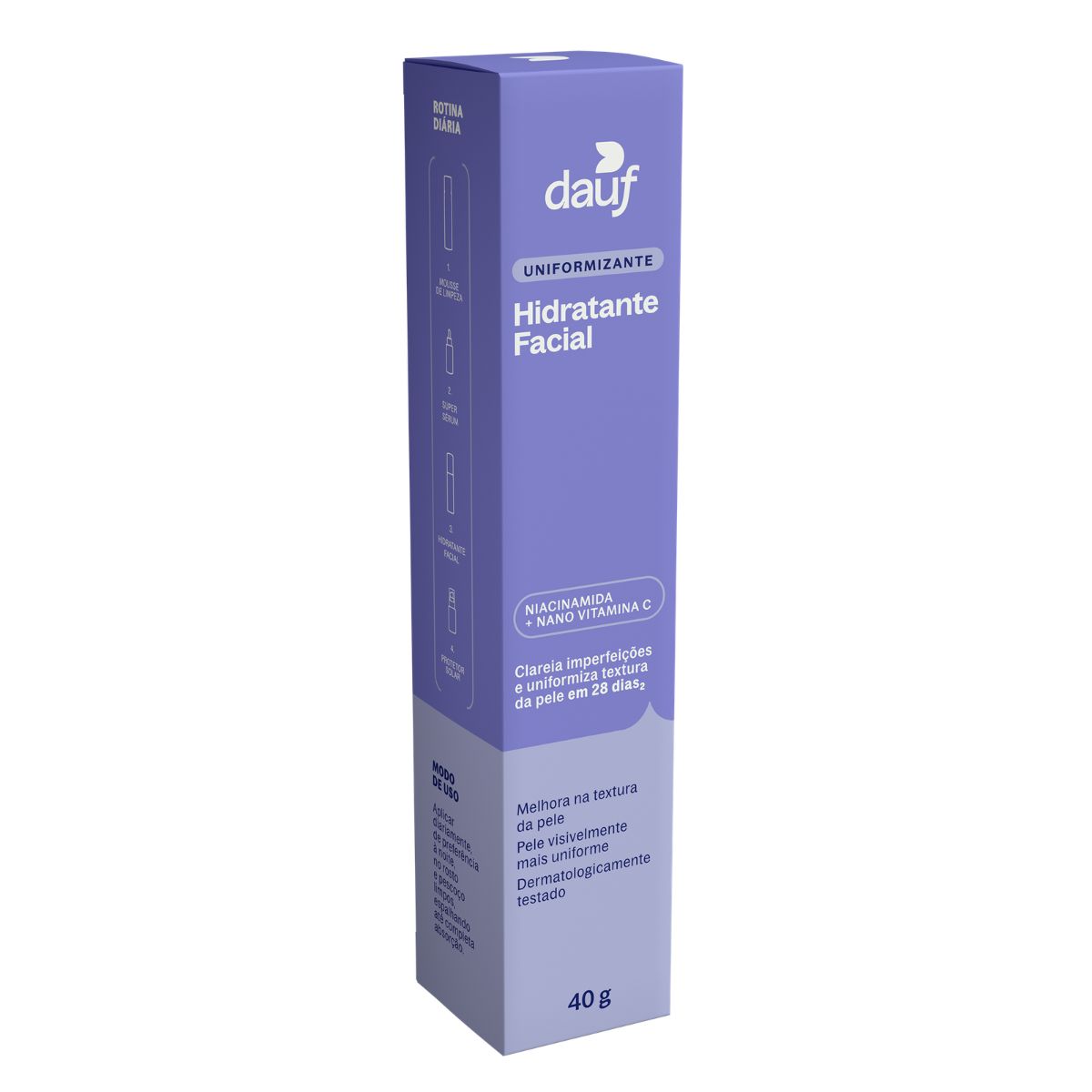 Hidratante Dauf Diurno Clareador Facial 40g