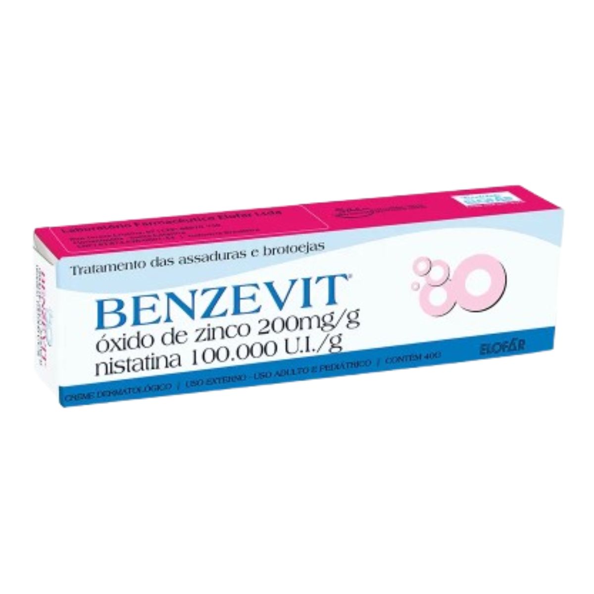 Pomada para Assadura Benzevit 200mg + 100.000UI 40g