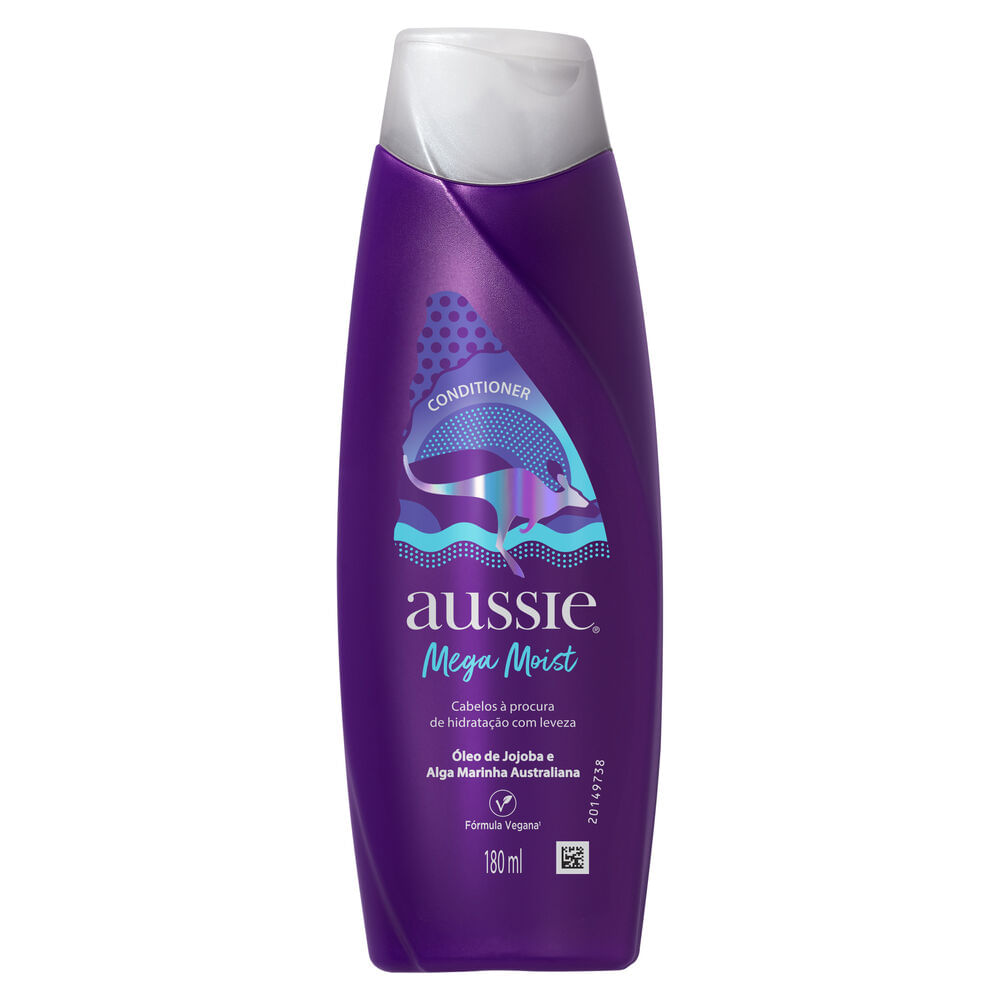 Condicionador Aussie Mega Moist 180ml