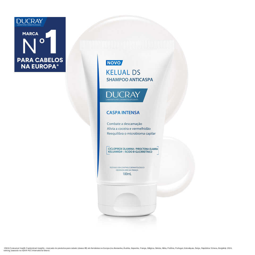Shampoo Ducray Kelual DS Controle da Dermatite Seborreica e Anticaspa 100ml