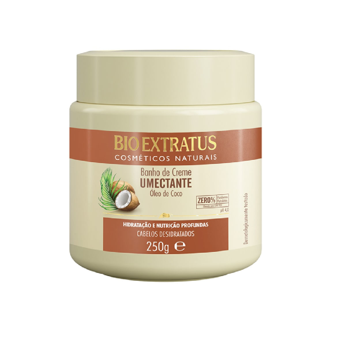 Máscara Capilar Bio Extratus Óleo de Coco Umectante 250g