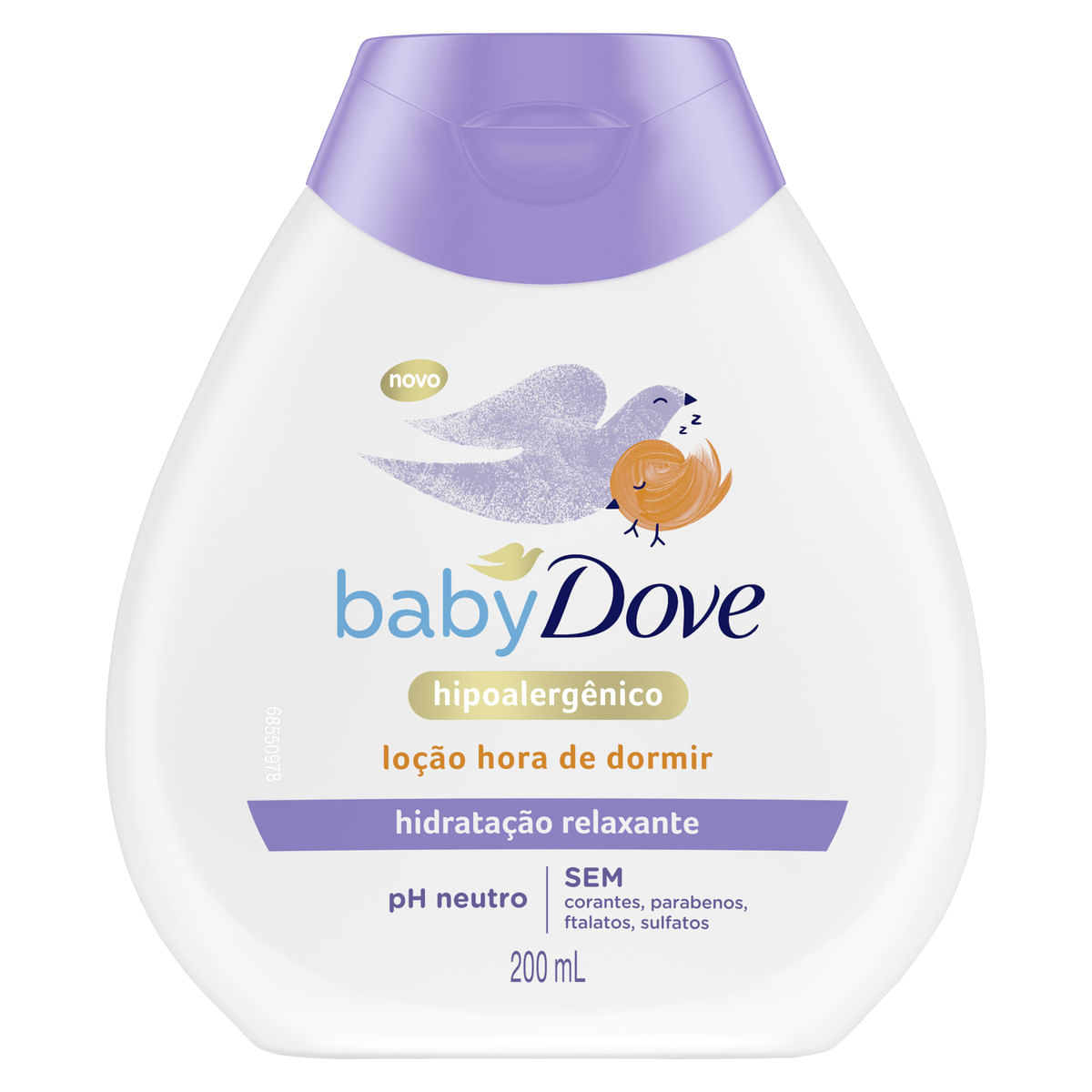 Loção Hidratante Infantil Baby Dove Hora de Dormir Bebê Hidratação Relaxante 200ml
