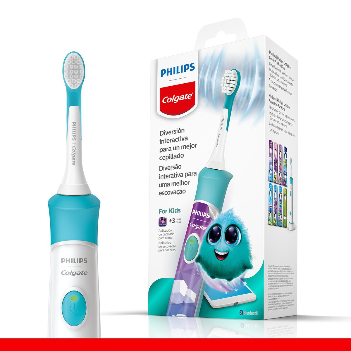 Escova Dental Elétrica Kids Philips Colgate SonicPro Bivolt 1 Unidade