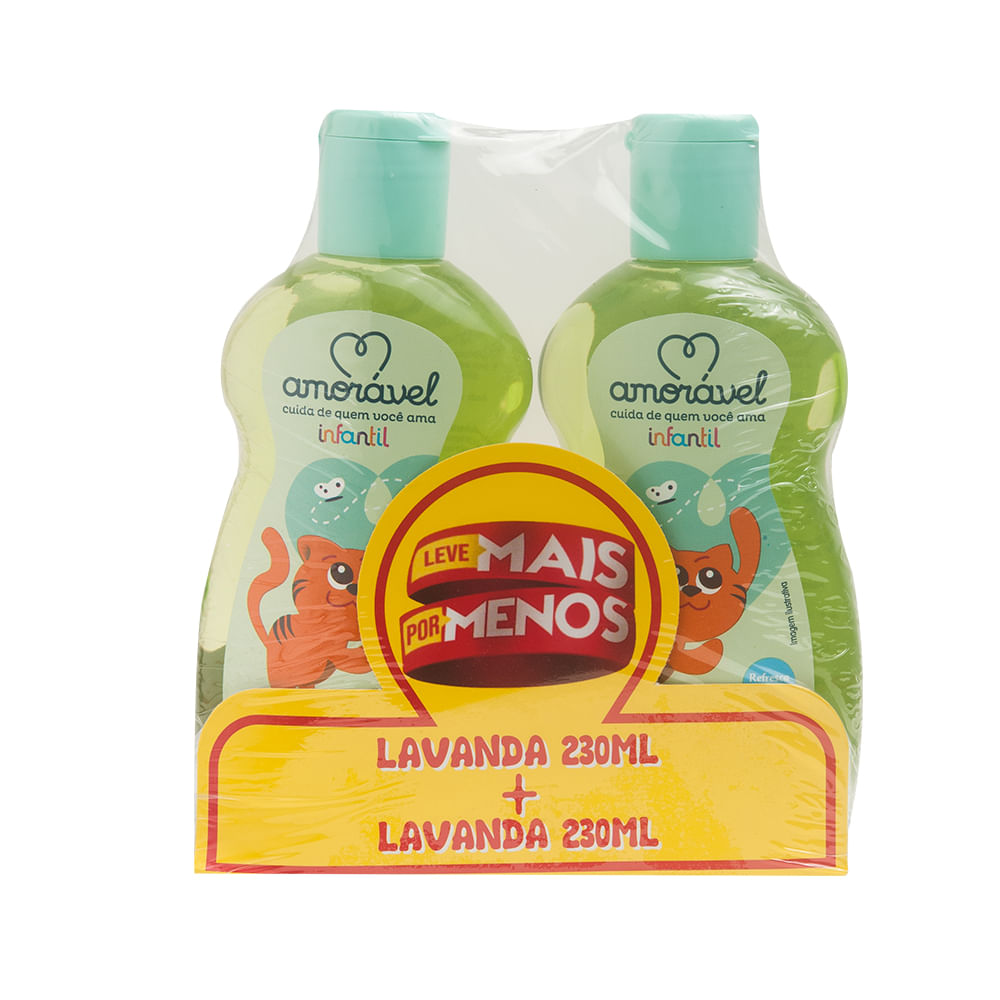 Kit Amorável Lavanda Infantil 230ml + Lavanda Infantil 230ml