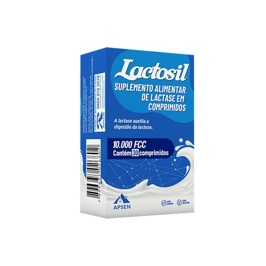 Lactosil 10.000 FCC Lactase 30 comprimidos