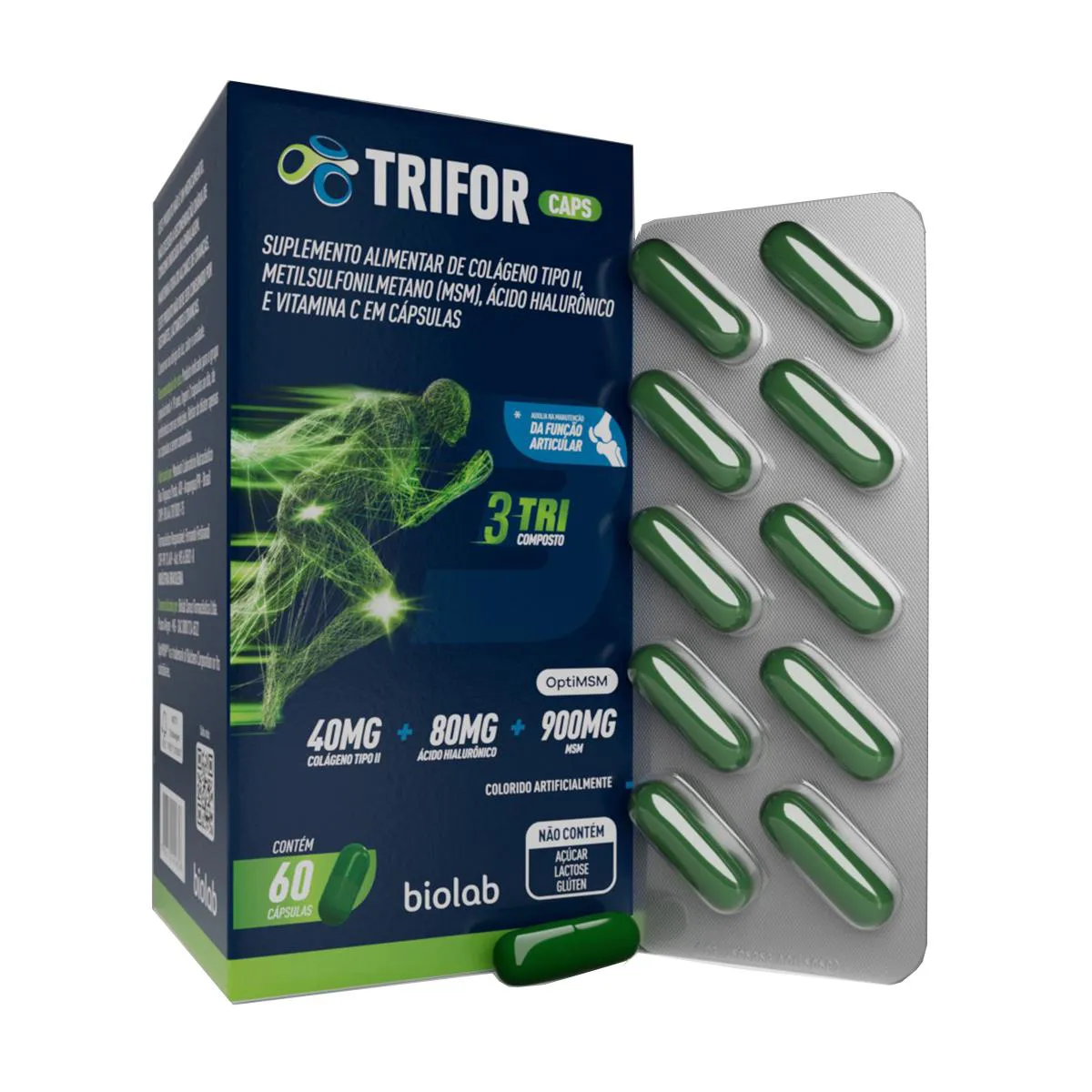 Suplemento Alimentar Trifor Caps 60 Cápsulas