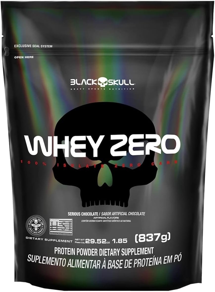 Black Skull Refil Whey Zero 837G