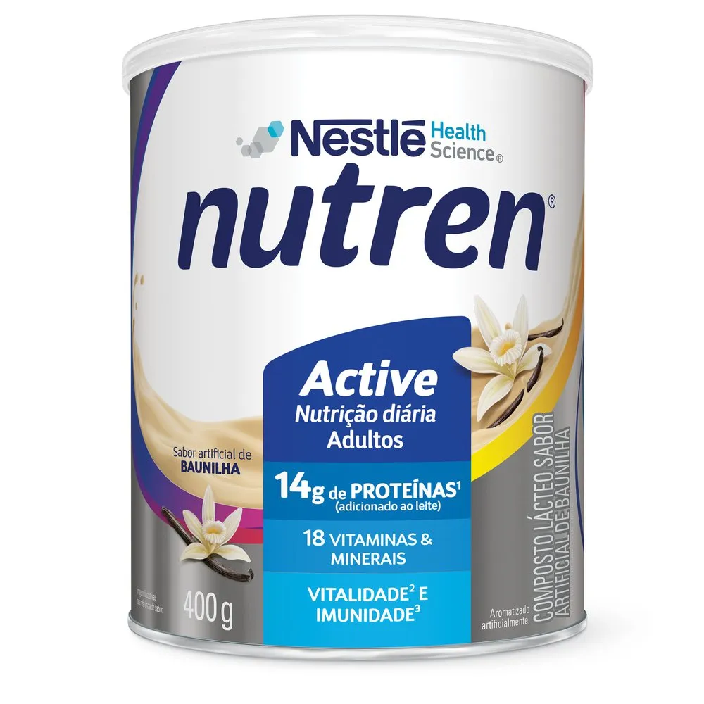 Complemento Alimentar Nutren Active Baunilha 400g