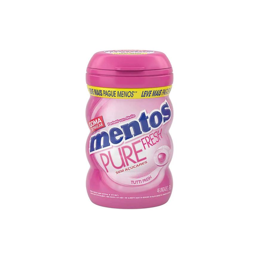 Goma de Mascar Mentos Pure Fresh Tutti Fresh 46 unidades