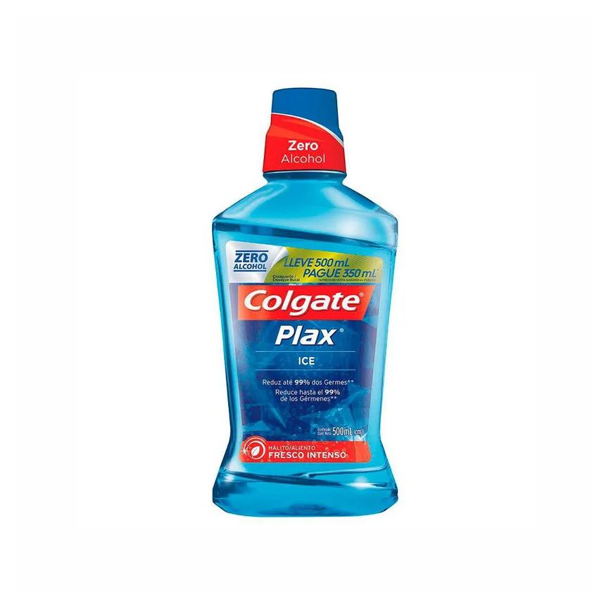 Enxaguante Bucal Colgate Plax Ice Lv500ml Pg350ml
