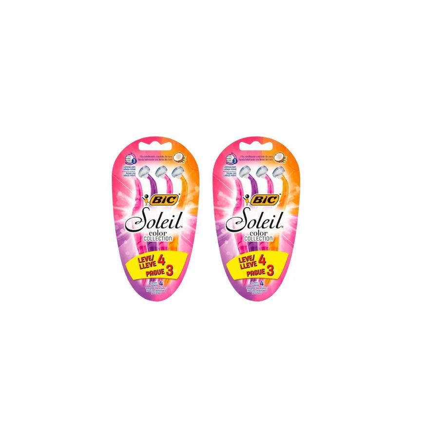 Aparelho de Barbear Bic Soleil Com 4 - Kit C/2un