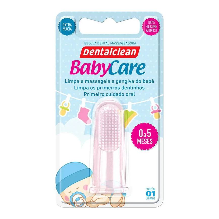 Escova Dental Infantil Baby Care Rosa - Dentalclean
