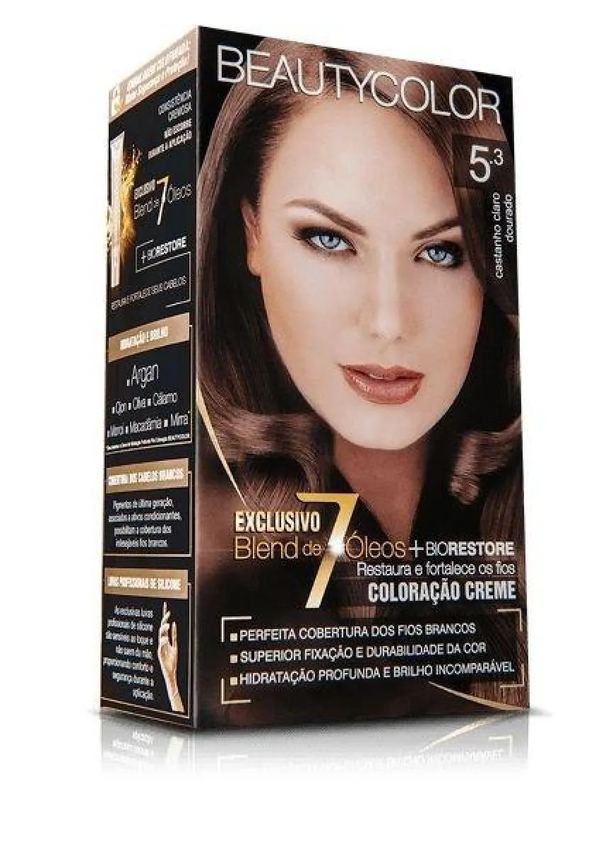 Tintura Beauty Color 5.3 Castanho Dourado