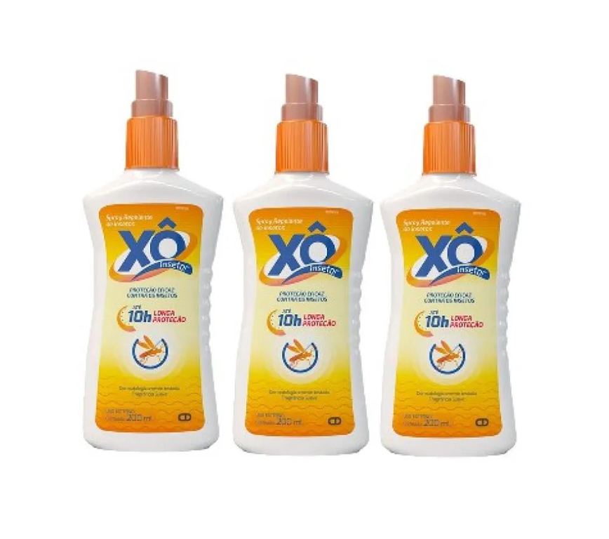 Kit 3x Repelente Spray Xô Inseto com 200ml - Cimed