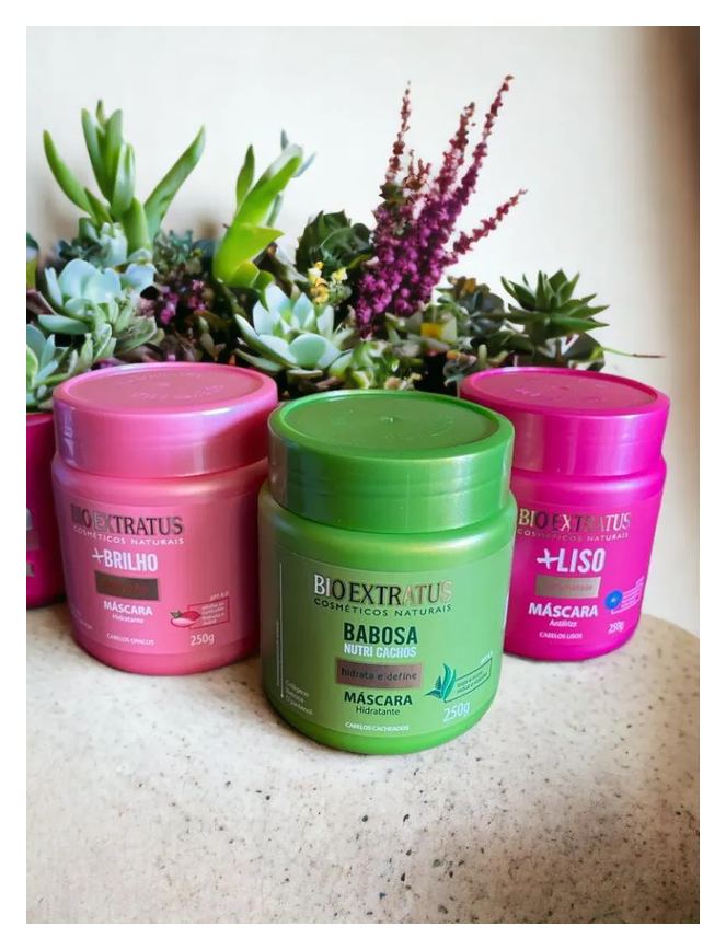 Kit Cronograma Capilar Hidratação Mais Liso + Nutri + Brilho 250Gr