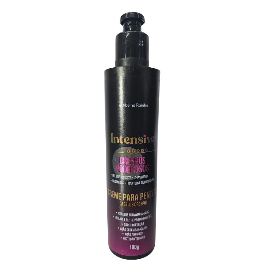 Creme para Pentear Crespos Poderosos 4 Abc Intensive Abelha Rainha 190g