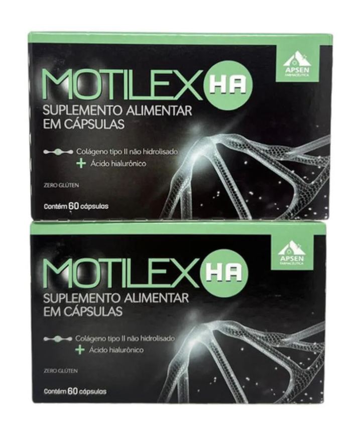 Kit Motilex Ha 2 Cx C/60 - Colágeno + Acido Hialurônico