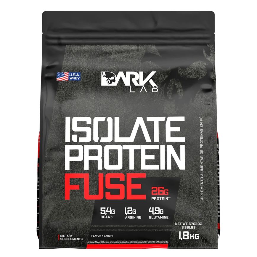 Whey Protein Isolado Fuse Dark Lab Baunilha 1.8Kg