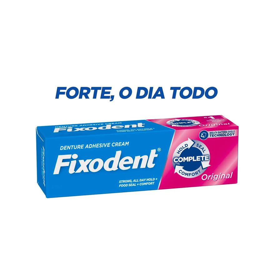 Kit Creme Fixador de Dentadura Fixodent Original 68g 2 unidades