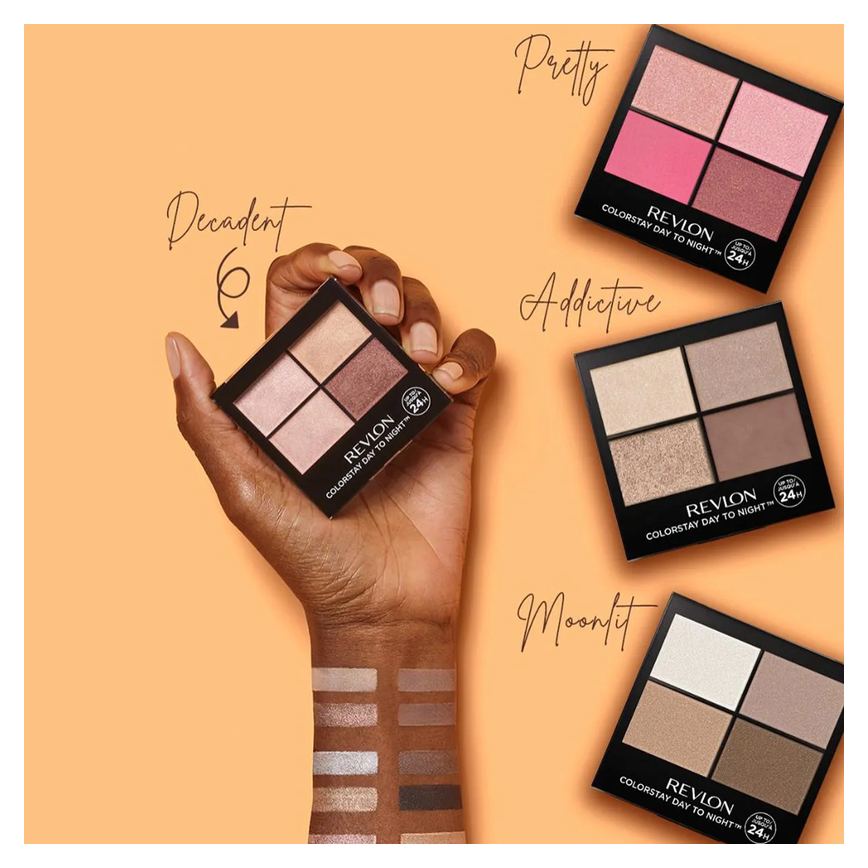 Revlon Colorstay Quad Addictive 500 - Paleta de Sombras 4,8g