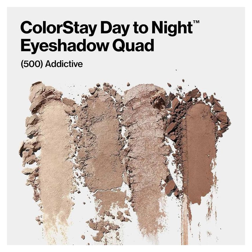Revlon Colorstay Quad Addictive 500 - Paleta de Sombras 4,8g