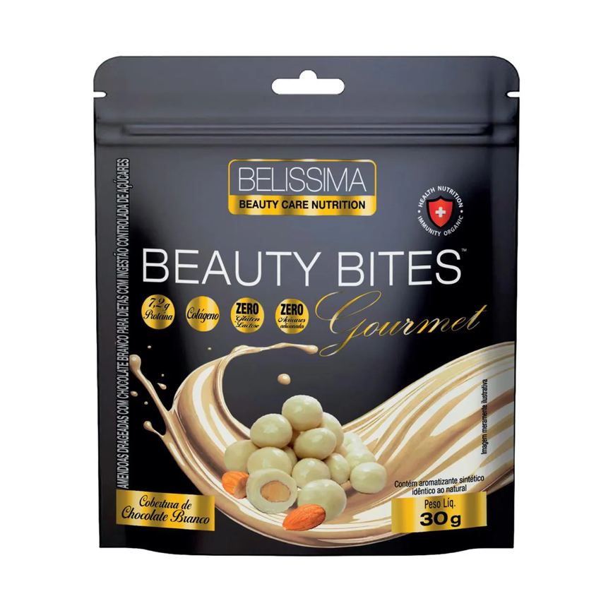 Beauty Bites Belíssima Amêndoa Chocolate Branco 30g