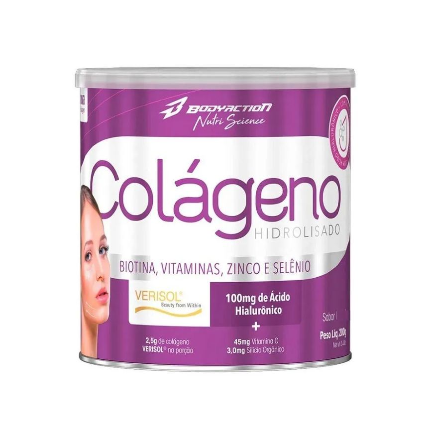 Colágeno Verisol C/ Ácido Hialurônico (200G) - Sabor: Limão C/ Clorofila